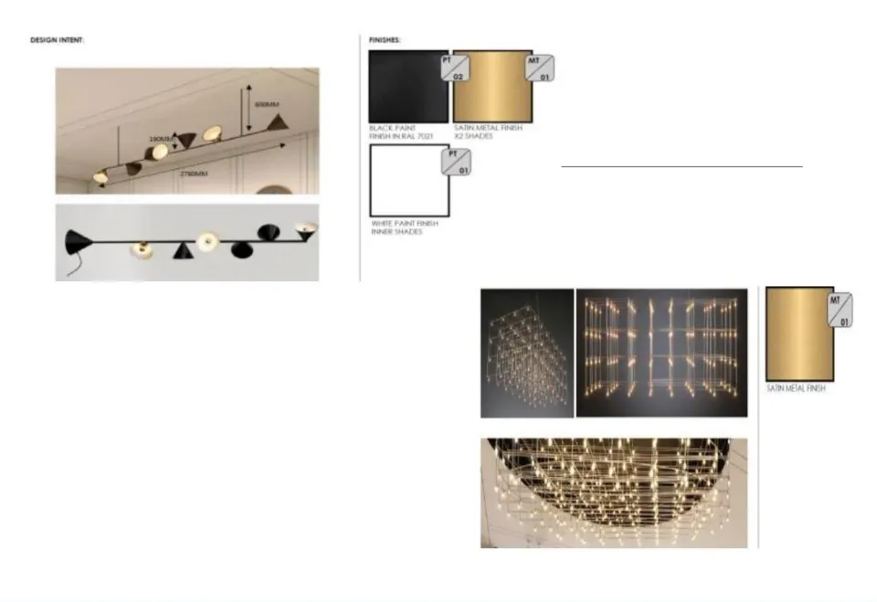 Linear Cone Pendant
