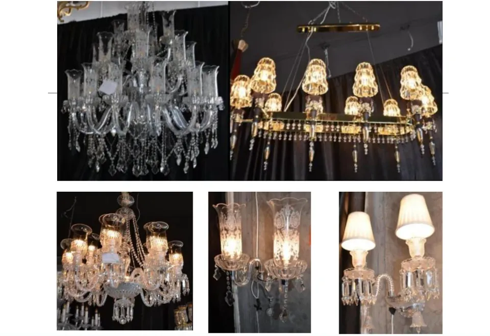 Crystal Chandeliers & Wall Lights